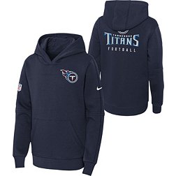 Nike Youth Tennessee Titans Sideline Club Navy Pullover Hoodie