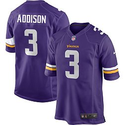 Nike Youth Minnesota Vikings Jordan Addison #3 Purple Game Jersey