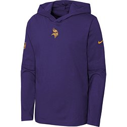 Nike Youth Minnesota Vikings Sideline Player Purple Hoodie