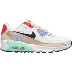Nike Kids' Grade School Air Max 90 Leather SE Shoes