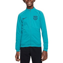 Nike Youth FC Barcelona 2023 Grey Full-Zip Anthem Jacket