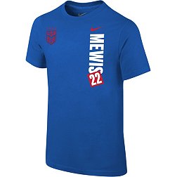 Nike Youth USWNT 2023 One-Hit Kristie Mewis #22 Away T-Shirt