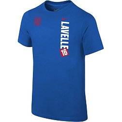 Nike Youth USWNT 2023 One-Hit Rose Lavelle #16 Away T-Shirt