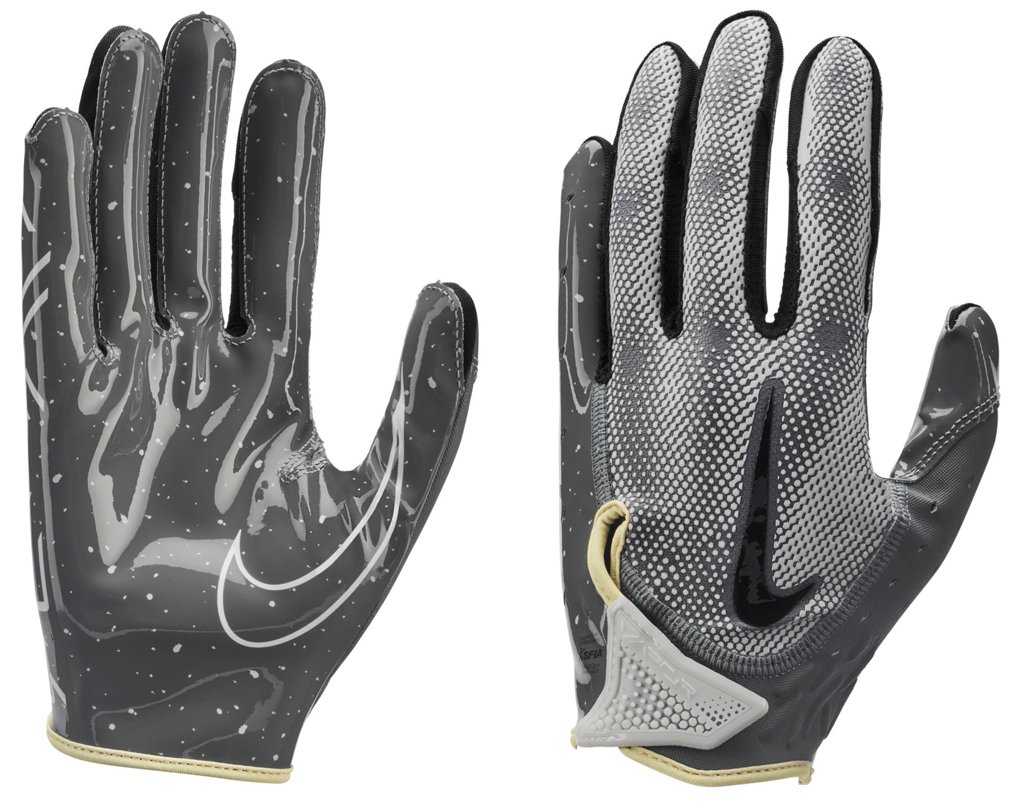 Nike Vapor Jet グローブ グレー/ブラック　Ｍ Nike Youth Vapor Jet 7.0 Energy Football Glove | Dick's Sporting Goods