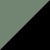 Satin Black/Solid Green