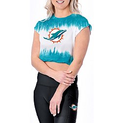 Certo Women's Miami Dolphins Framework White T-Shirt
