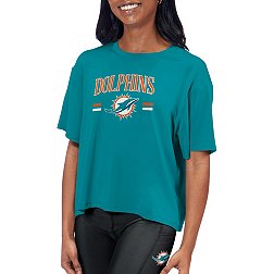 Certo Women's Miami Dolphins Format Aqua T-Shirt