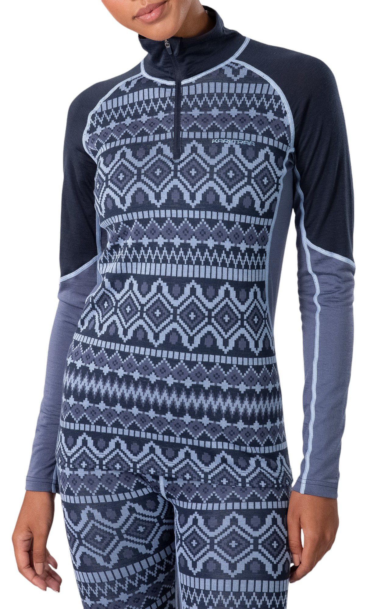 Kari Traa Women's Malia 1/2 Zip Baselayer Shirt