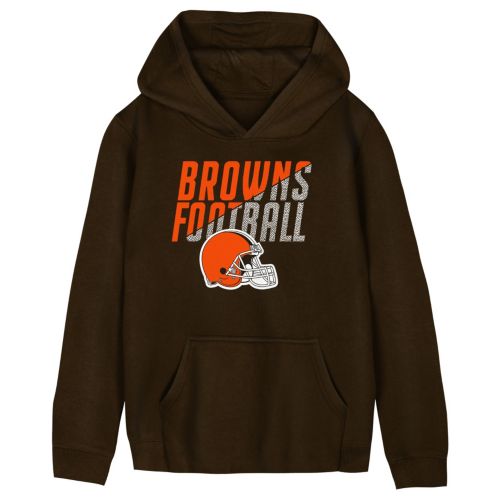 NFL Team Apparel Youth Cleveland Browns Brown Beyond Red Zone
