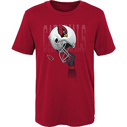 NFL Team Apparel Boys' Arizona Cardinals Helmets High Red T-Shirt