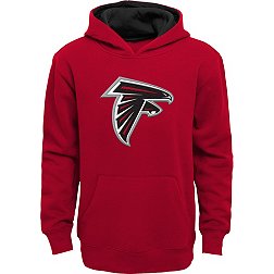 NFL Team Apparel Little Kids' Atlanta Falcons Prime Dark Red Hoodie