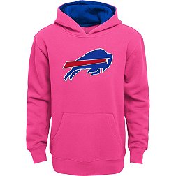 NFL Team Apparel Little Girls' Buffalo Bills Prime Pink Hoodie