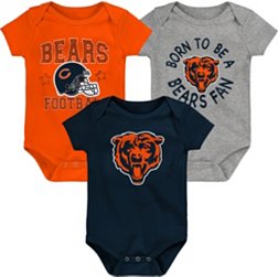 NFL Team Apparel Infant Chicago Bears 'Born 2 Be' 3-Pack Bodysuit Set