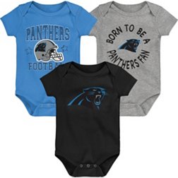 NFL Team Apparel Infant Carolina Panthers 'Born 2 Be' 3-Pack Bodysuit Set