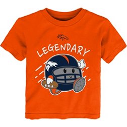 NFL Team Apparel Toddler Denver Broncos Poki Orange T-Shirt