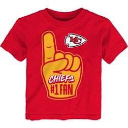 NFL Team Apparel Toddler Kansas City Chiefs Handoff Red T-Shirt