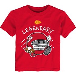 NFL Team Apparel Toddler Kansas City Chiefs Poki Red T-Shirt