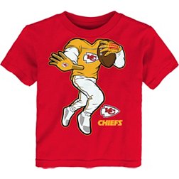 NFL Team Apparel Toddler Kansas City Chiefs Stiff Arm Red T-Shirt