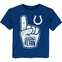 NFL Team Apparel Toddler Indianapolis Colts Handoff Blue T-Shirt