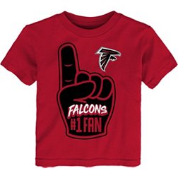 NFL Team Apparel Toddler Atlanta Falcons Handoff Red T-Shirt