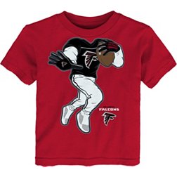 NFL Team Apparel Toddler Atlanta Falcons Stiff Arm Red T-Shirt