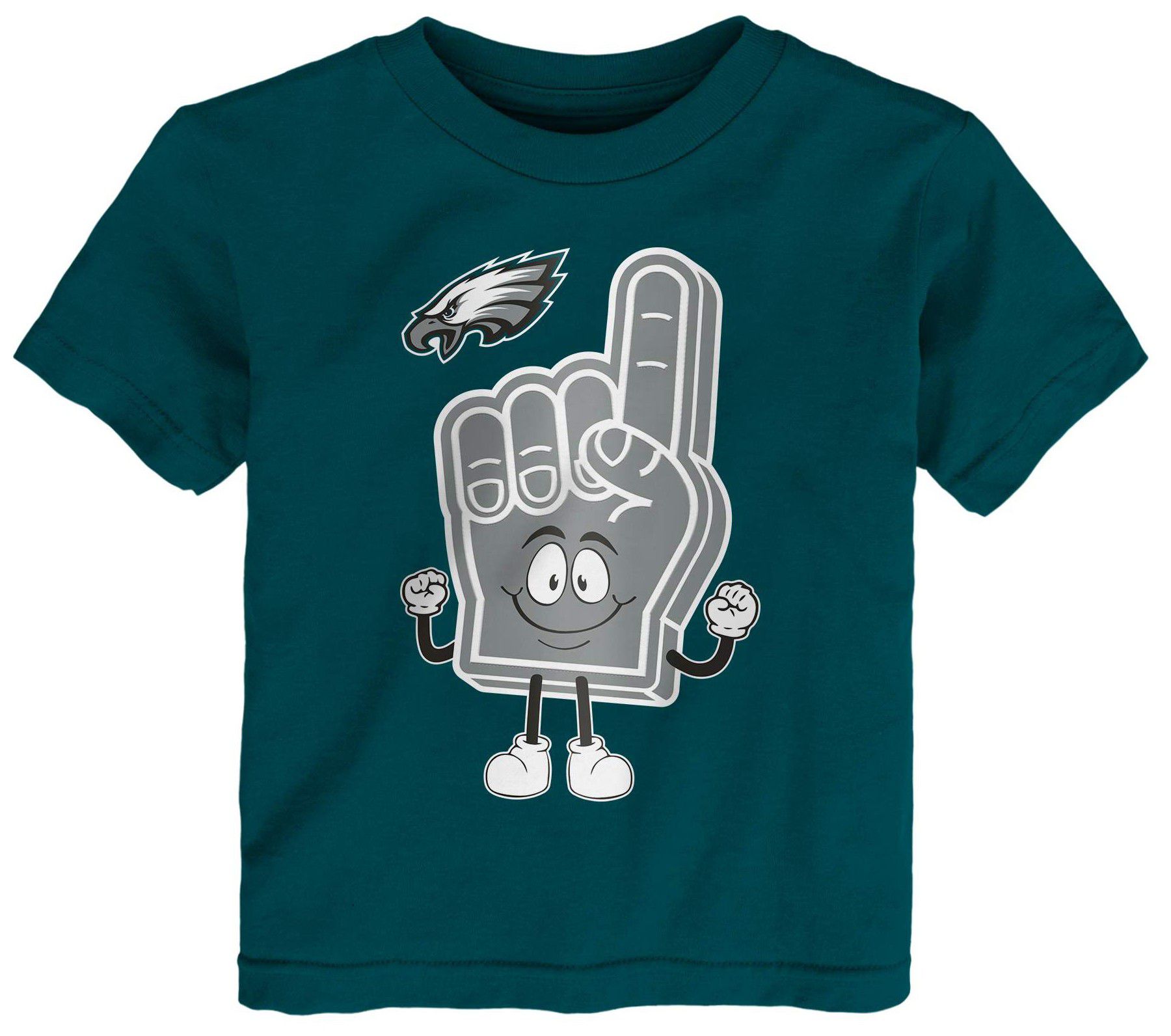 NFL Team Apparel Toddler Philadelphia Eagles Handyman Pacific Green T-Shirt