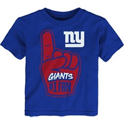 NFL Team Apparel Toddler New York Giants Handoff Royal T-Shirt