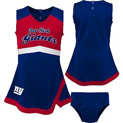 NFL Team Apparel Toddler New York Giants Cheer Dress