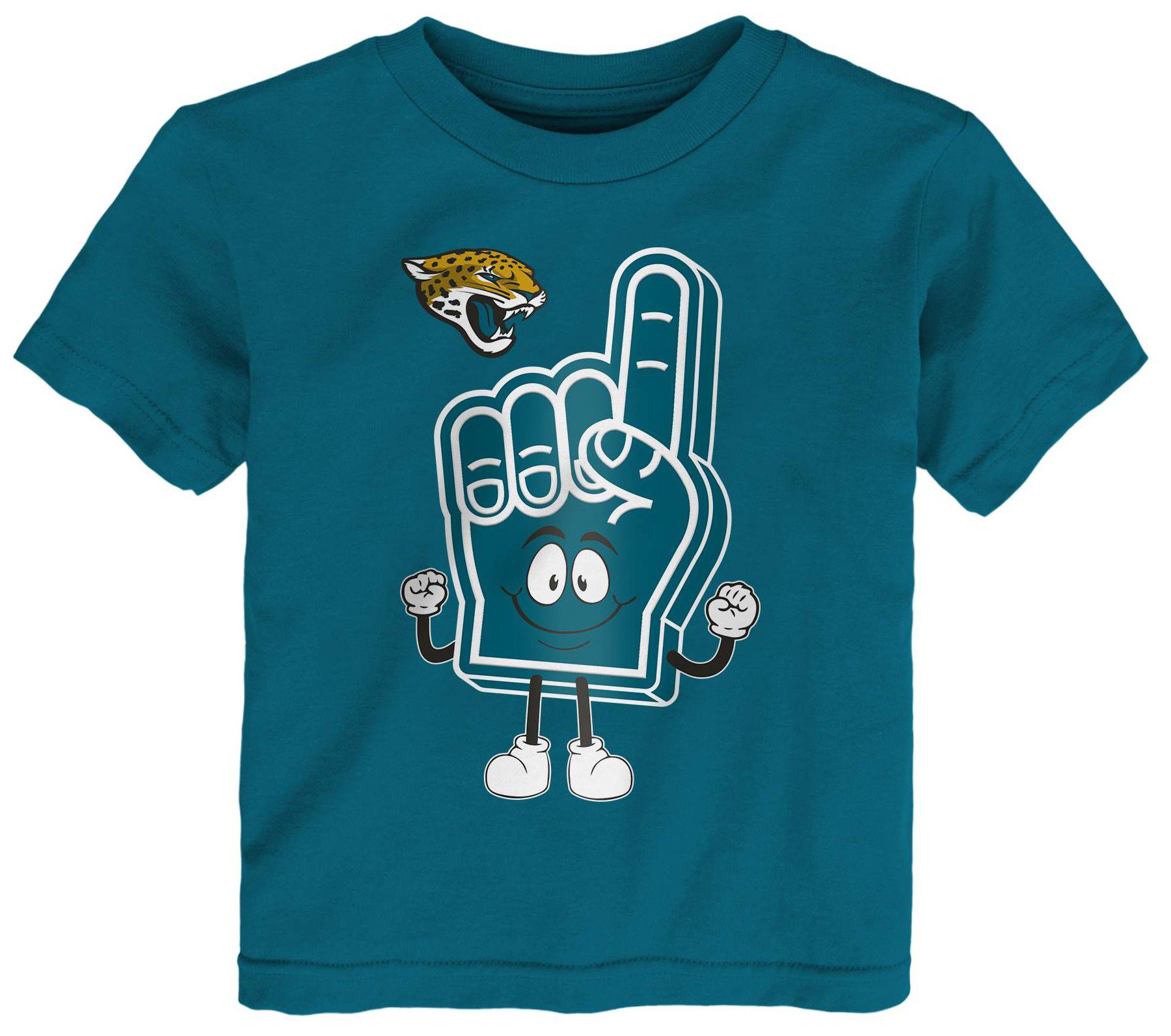 NFL Team Apparel Toddler Jacksonville Jaguars Handyman Teal T-Shirt