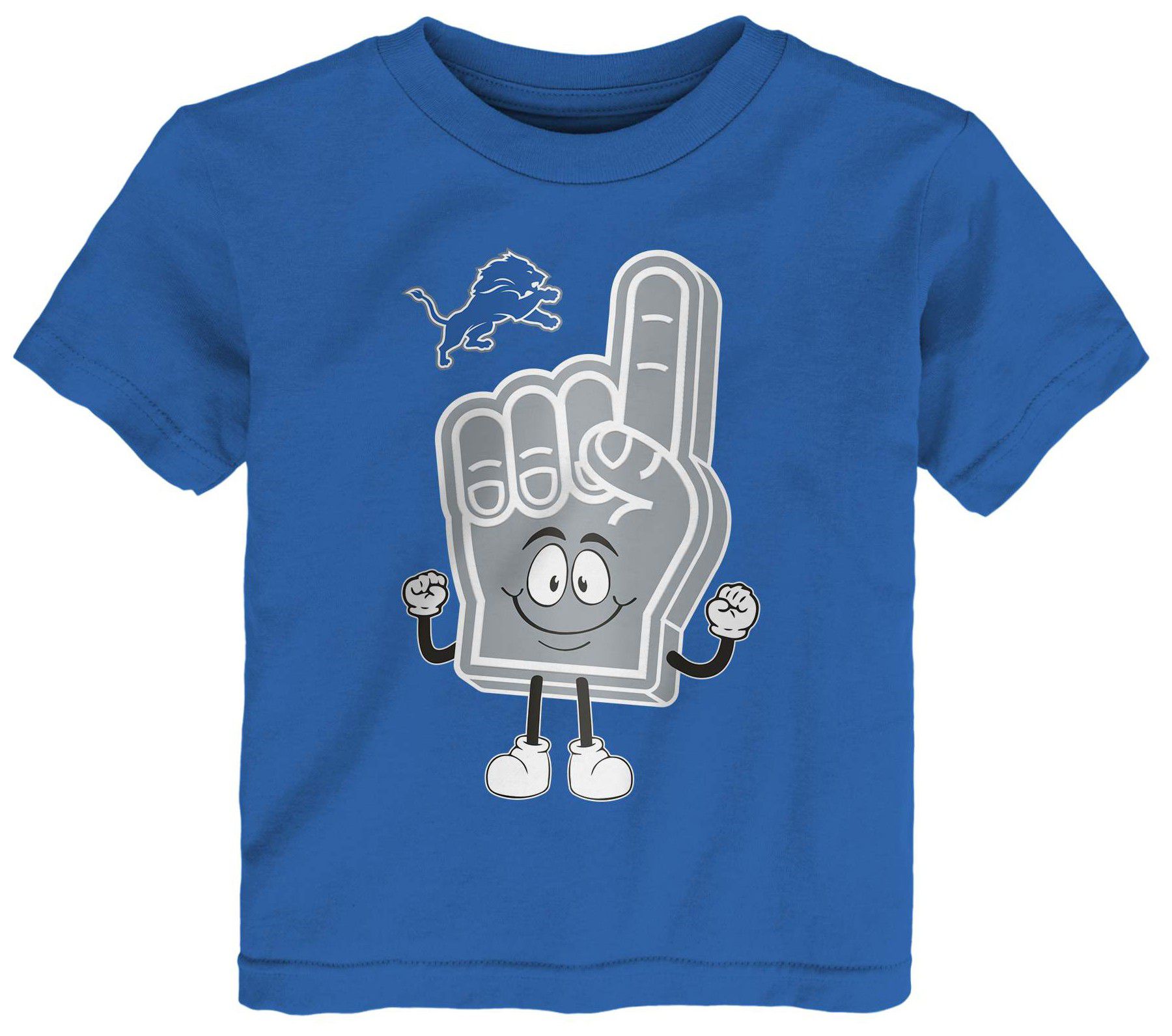 NFL Team Apparel Toddler Detroit Lions Handyman Blue Spark T-Shirt