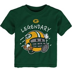 NFL Team Apparel Toddler Green Bay Packers Poki Green T-Shirt