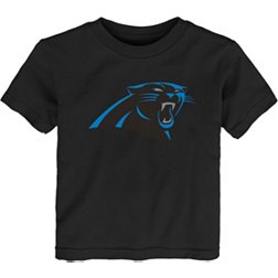 NFL Team Apparel Toddler Carolina Panthers Primary Logo Black T-Shirt