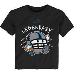 NFL Team Apparel Toddler Carolina Panthers Poki Black T-Shirt