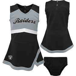 NFL Team Apparel Toddler Las Vegas Raiders Cheer Dress