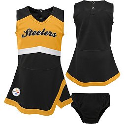 NFL Team Apparel Toddler Pittsburgh Steelers Cheer Dress