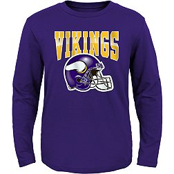 NFL Team Apparel Toddler Minnesota Vikings Horizon Purple Long Sleeve T-Shirt