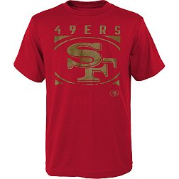 NFL Team Apparel Youth San Francisco 49ers Liquid Camo Red T-Shirt
