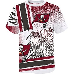 NFL Team Apparel Youth Tampa Bay Buccaneers Game Time White T-Shirt