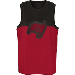 NFL Team Apparel Youth Tampa Bay Buccaneers Revitalize Grey Tank Top
