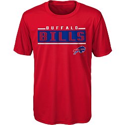 NFL Team Apparel Youth Buffalo Bills Amped Up Red T-Shirt