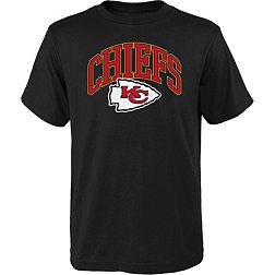 NFL Team Apparel Youth Kansas City Chiefs Archie Black T-Shirt
