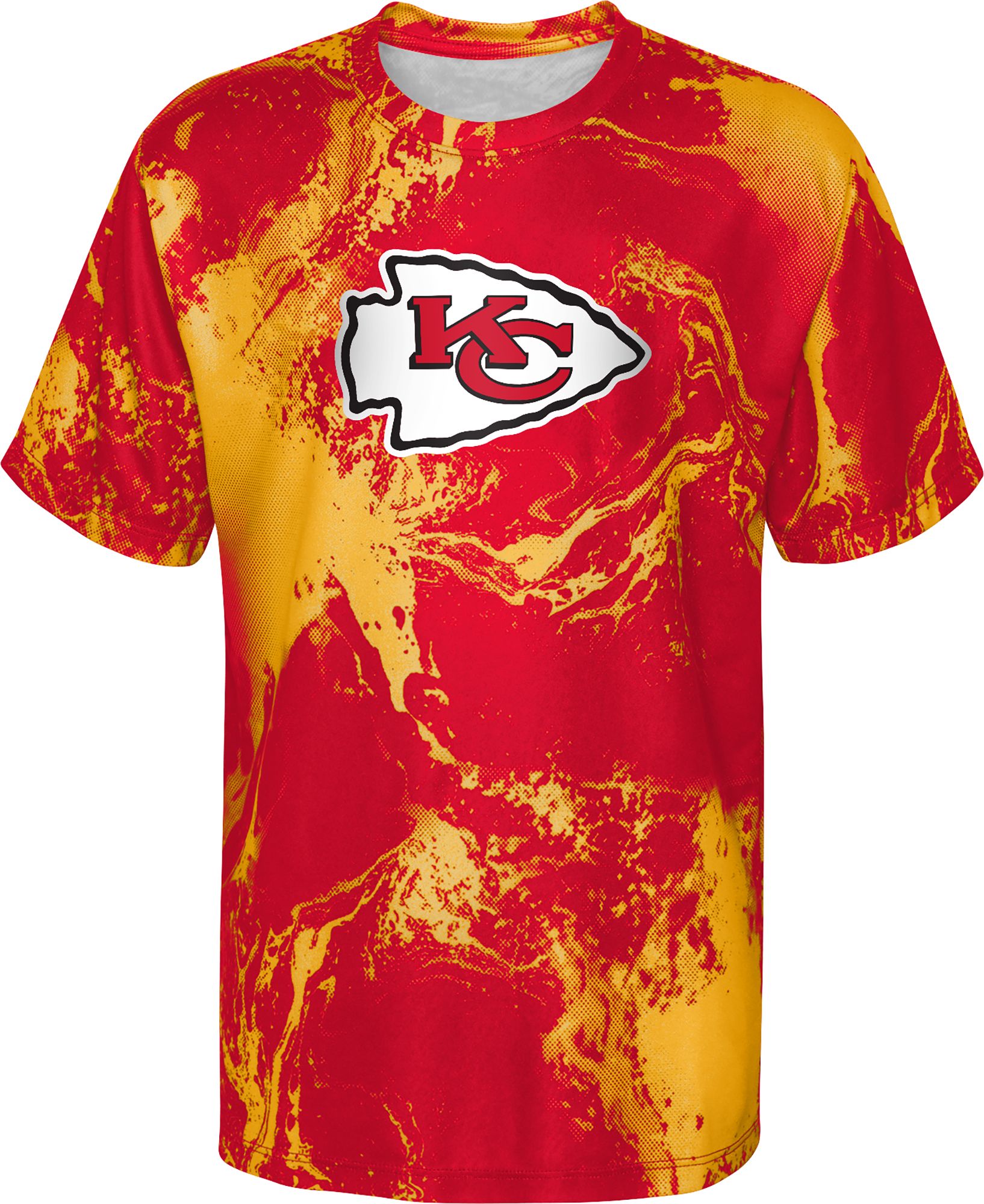 Men's Kansas City Chiefs No15 Patrick Mahomes Red Team Color Men's Stitched NFL Limited Therma Long Sleeve Jersey