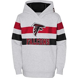 NFL Team Apparel Youth Atlanta Falcons Dynamic Duo Grey Pullover Hoodie
