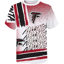 NFL Team Apparel Youth Atlanta Falcons Game Time White T-Shirt