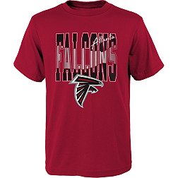 NFL Team Apparel Youth Atlanta Falcons Playbook Red T-Shirt