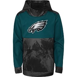 NFL Team Apparel Youth Philadelphia Eagles All Out Blitz Team Color Hoodie