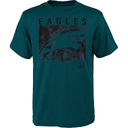 NFL Team Apparel Youth Philadelphia Eagles Liquid Camo Green T-Shirt