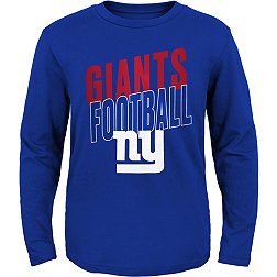 NFL Team Apparel Youth New York Giants Showtime Team Color T-Shirt