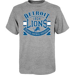 Detroit Lions Women's NFL Team Apparel Est. 1934 Blue Triblend Tshirt -  Detroit City Sports