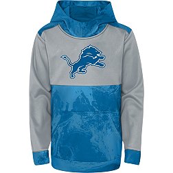 NFL Team Apparel Youth Detroit Lions All Out Blitz Team Color Hoodie